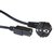Kabel ACT Netsnoer CEE 7/7 male - C13 zwart 2.5 meter