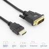 Adapterkabel ACT HDMI-A male naar DVI-D male 1 meter foto