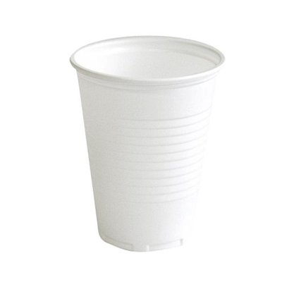 Beker IEZZY 180ml Ø 70mm PP 100 stuks wit