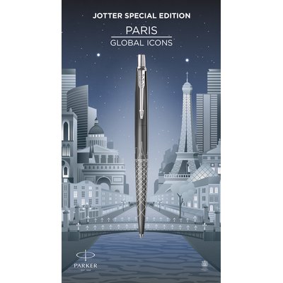 Balpen Parker Jotter special edition Paris grey CT medium