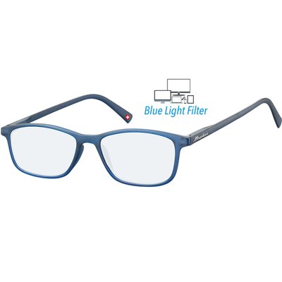 Bril Montana +0.00 dpt blue light filter blauw