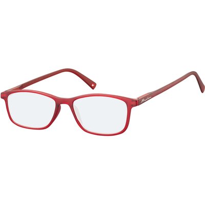 Bril Montana +0.00 dpt blue light filter rood