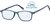 Leesbril Montana +1.00 dpt blue light filter blauw