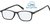 Leesbril Montana +1.50 dpt blue light filter zwart