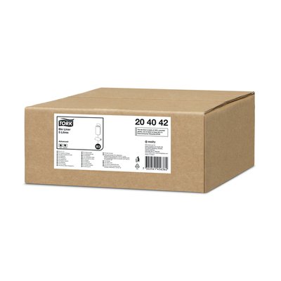 Afvalzak Tork B3 Advanced 33x40cm 5L transparant 204042