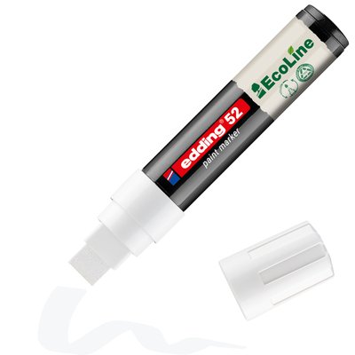 Marqueur peinture edding 52 EcoLine à base d'eau 4-15mm blanc