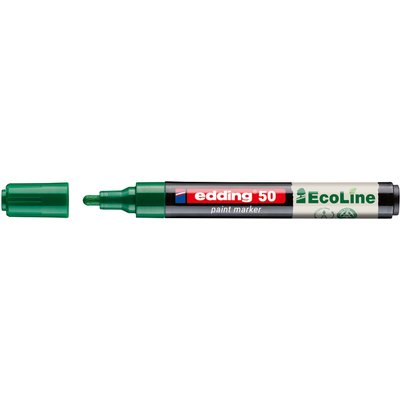 Paintmarker edding 50 EcoLine op waterbasis 2-3mm groen
