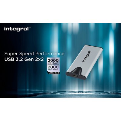 SSD Integral SlimXpress Portable USB-C 1TB