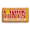 Chocolade Tony's Chocolonely melk karamel zeezout reep 90 gram foto