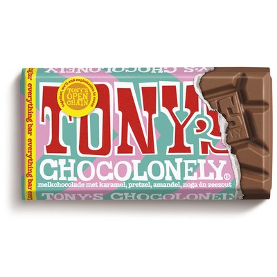 Chocolade Tony's Chocolonely melk everything reep 90 gram