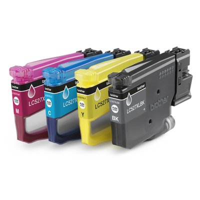 Cartouche d'encre Brother LC-527XL noir + 3 couleurs