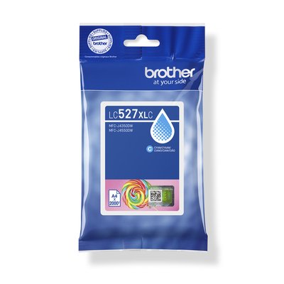 Inktcartridge Brother LC-527XLC blauw