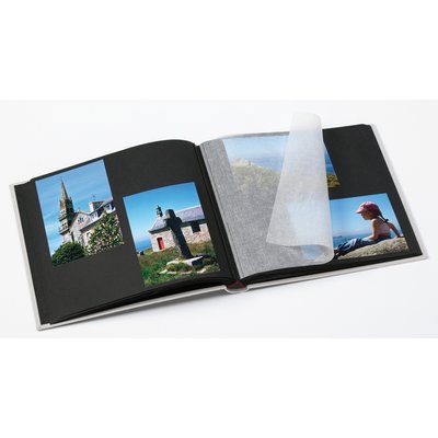 Album photo design Blak & White 26x25cm 25 feuilles gris