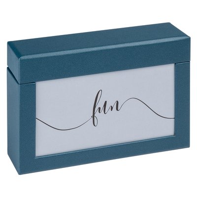 Boîte à photos walther design Fun 10x15cm 100 photos bleu
