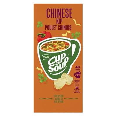 Cup-a-Soup Knorr Chinese kip 21x175ml