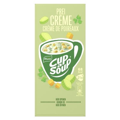 Cup-a-Soup Knorr prei-crème 21x175ml