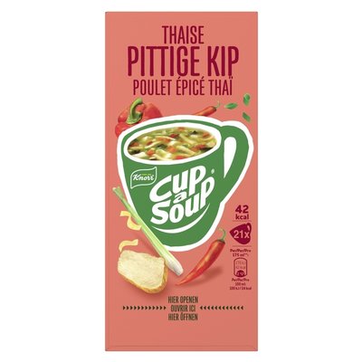 Cup-a-Soup Knorr Thaise pittige kip 21x175ml