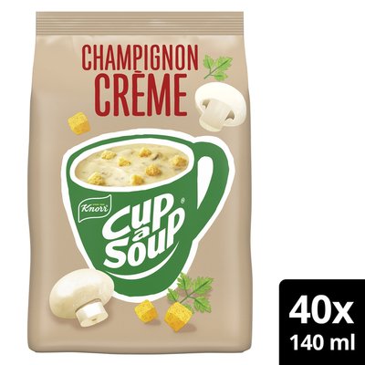 Cup-a-Soup Knorr machinezak champignon crème 140ml