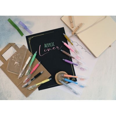 Acrylliner Online fashion assorti 6 stuks