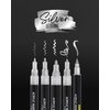 Marqueur acrylique Online lettering 5 largeurs argent Photo
