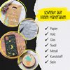 Marqueur acrylique Online lettering 5 largeurs argent Photo