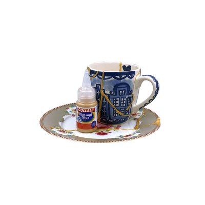 Kintsugi lijm Collall 25 ml met finetip dop