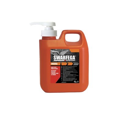 Nettoyant mains SCJ Swarfega Orange 1L avec pompe