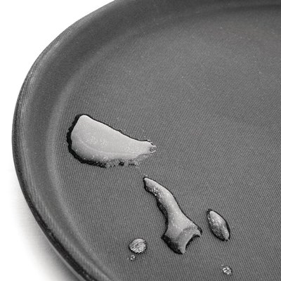 Plateau Olympia Kristallon antidérapant rond Ø35,6cm PP noir