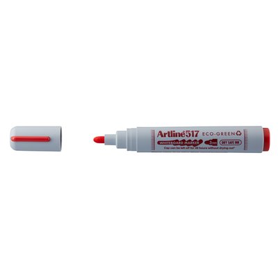 Whiteboardmarker Artline 517 Dry Safe Eco rond medium rood