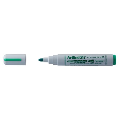 Whiteboardmarker Artline 517 Dry Safe Eco rond medium groen