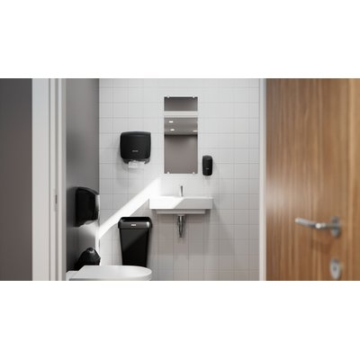 Handdoekdispenser Katrin klein zwart 88966