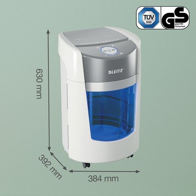 Destructeur Leitz IQ OptiMax 350 Small Office P5 particules 2x15mm