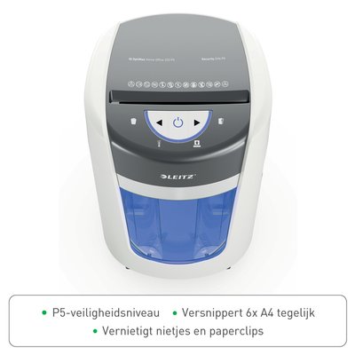 Destructeur Leitz IQ OptiMax 225 Home Office P5 particules 2x15mm