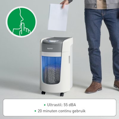 Destructeur Leitz IQ OptiMax 225 Home Office P5 particules 2x15mm