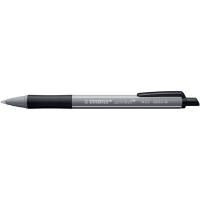 Stylo bille STABILO pointball Colorful Medium noir