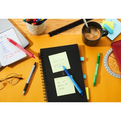 Stylo bille STABILO pointball Colorful Medium noir