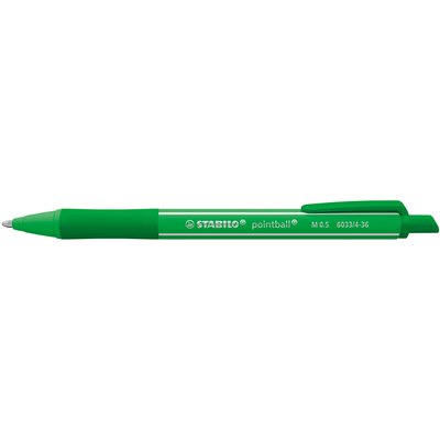 Stylo bille STABILO pointball Colorful Medium vert