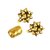 Cadeaulint Polyband en 2 rozetten goud