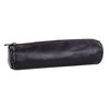 Trousse ronde Oxford 22x6cm cuir noir Photo