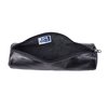 Trousse ronde Oxford 22x6cm cuir noir Photo