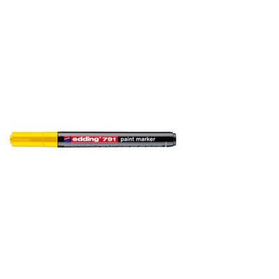 Paintmarker edding 791 op alcoholbasis 1-2mm geel