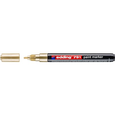 Paintmarker edding 791 op alcoholbasis 1-2mm goud