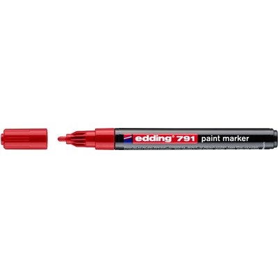 Marqueur peinture edding 791 base alcool 1-2mm rouge
