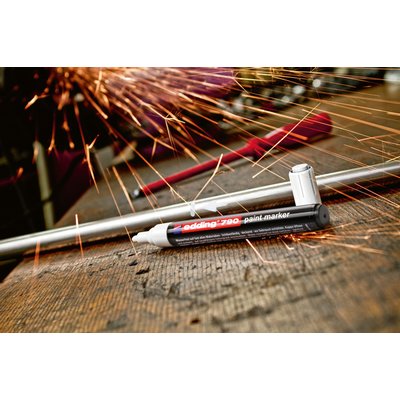 Paintmarker edding 790 op alcoholbasis 2-3mm wit