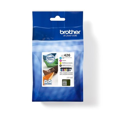 Cartouche d'encre Brother LC-426VAL noir + 3 couleurs