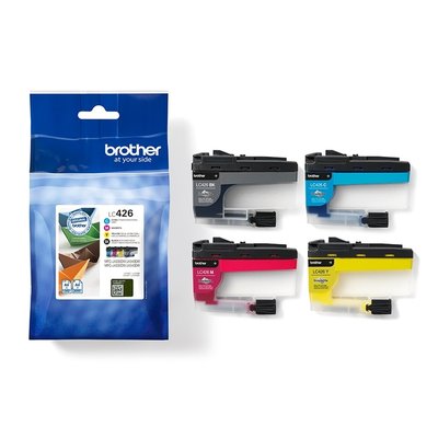 Cartouche d'encre Brother LC-426VAL noir + 3 couleurs