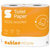 Toiletpapier Satino MT1 HiCycle 2-laags 4x200 vel wit 067810 foto