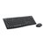 Clavier et souris Logitech MK295 Silent sans fil QWERTY Graphite