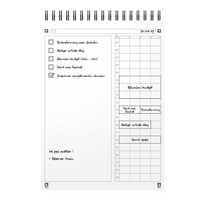 Task Manager Oxford dagplanner A5 70 vel blauw