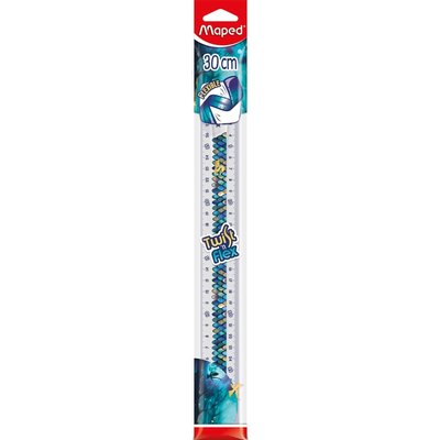 Règle Maped Twist'n Flex Dragon 30cm bleu